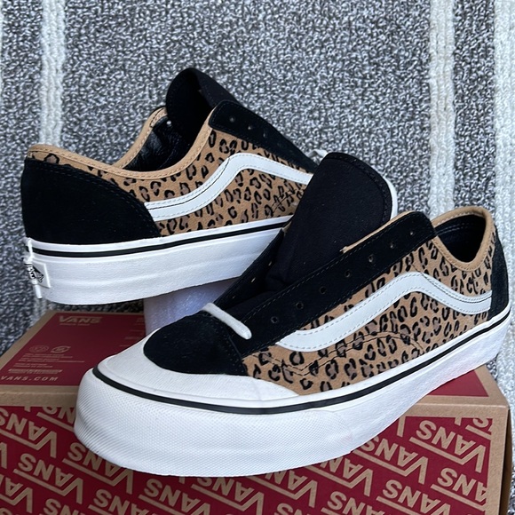 Vans Style 36 Decon Sf Mini Leopard Marshmallow MENS - Picture 9 of 16